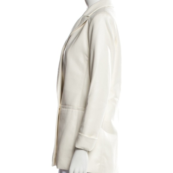 Alice + Olivia Cream Textured Blazer with Tailored Design SZ 0 (XS) - Picture 7 of 10